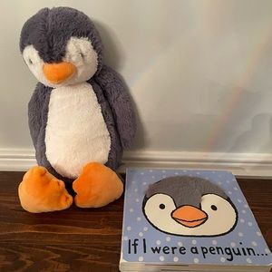 Jellycat Penguin and Board Book